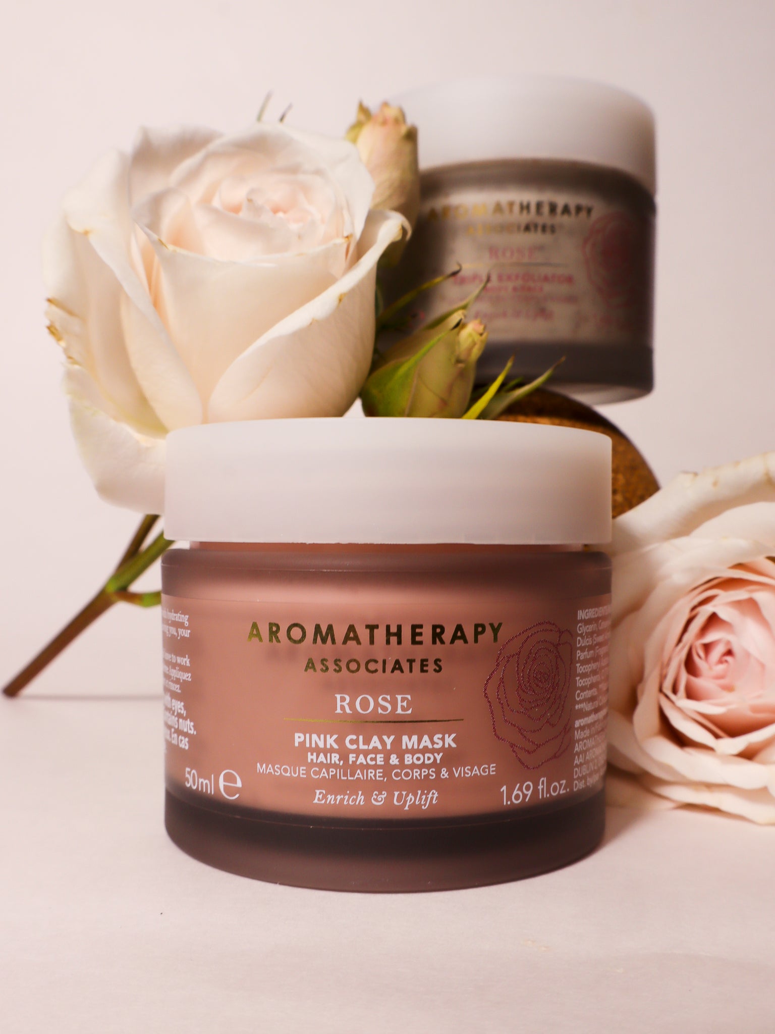 Aromatherapy Associates Rose Pink Clay Mask - Hair, Face & Body