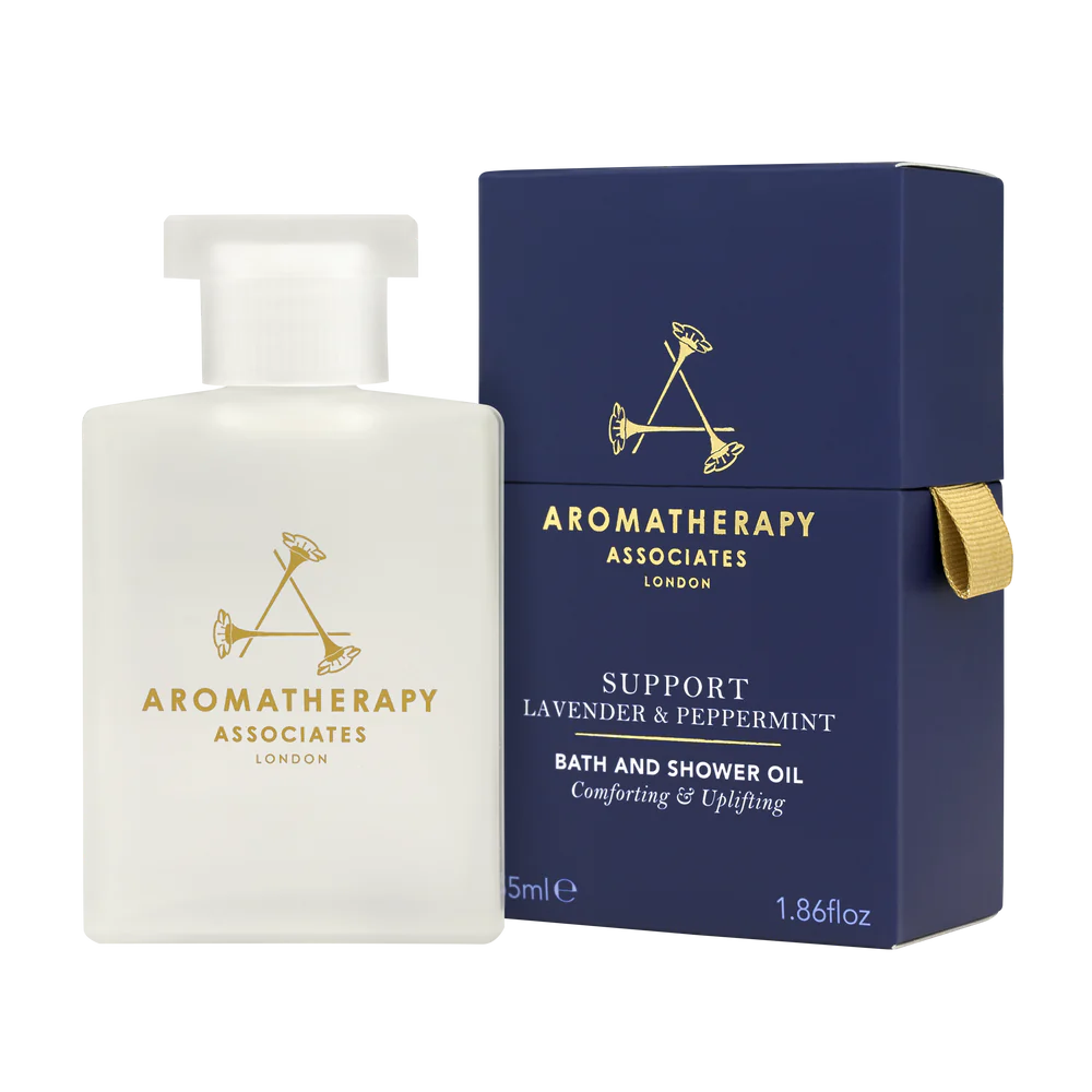 Support Lavender & Peppermint Bath And Shower Oil