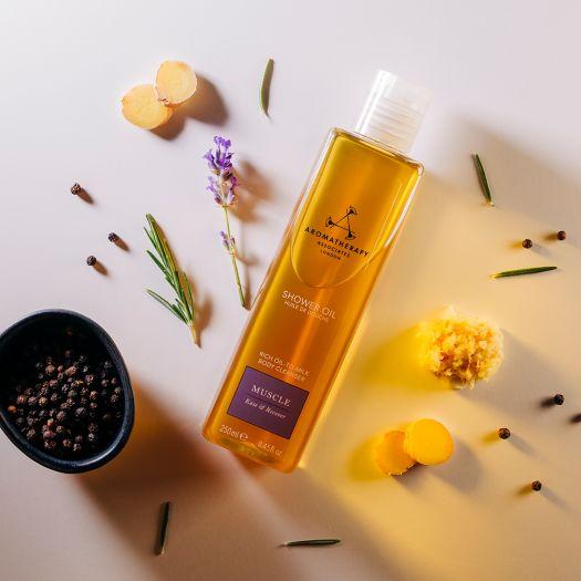 Aromatherapy Associates De-Stress Muscle Cleansing Shower Oil